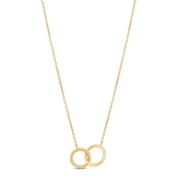 Picture of Double Open Circle Necklace
